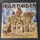 IRON MAIDEN-SOMEWHERE BACK IN TIME BEST OF (SEALED)-2008 DOUBLE PICTURE DISC LP