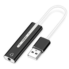 USB TYPE-C Computer Sound Card Two-in-one Usb Headset 3.5mm Jack External Plug