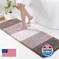 Exclusivo Mezcla Bathroom Rugs Mat 24x70, Extra Soft Non Slip Absorbent Water Mi