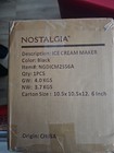 Nostalgia 2 Quart Digital Ice Cream Maker NIB Black