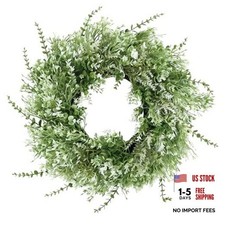 26'' Large Eucalyptus Wreath for Front Door - Artificial Eucalyptus Leaves