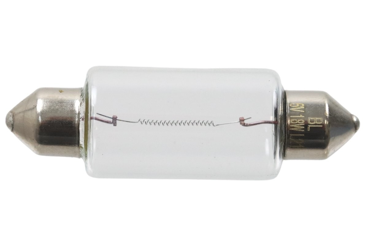 6V, 18W festoon bulb - turn signal, brake light (incandescent bulb)
