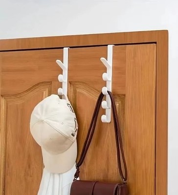 2x Türkleiderbügel Türhaken Taschenhalter universell 27 cm 5 Haken NEU