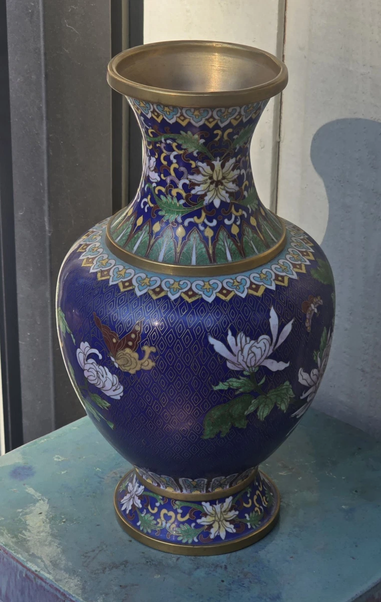蓝色1940 年后中国古董花瓶| eBay