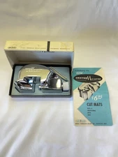 Vtg Dexter Mat Cutter Russell Harrington Cutlery #3 Blades W/ 1 Blade & Box