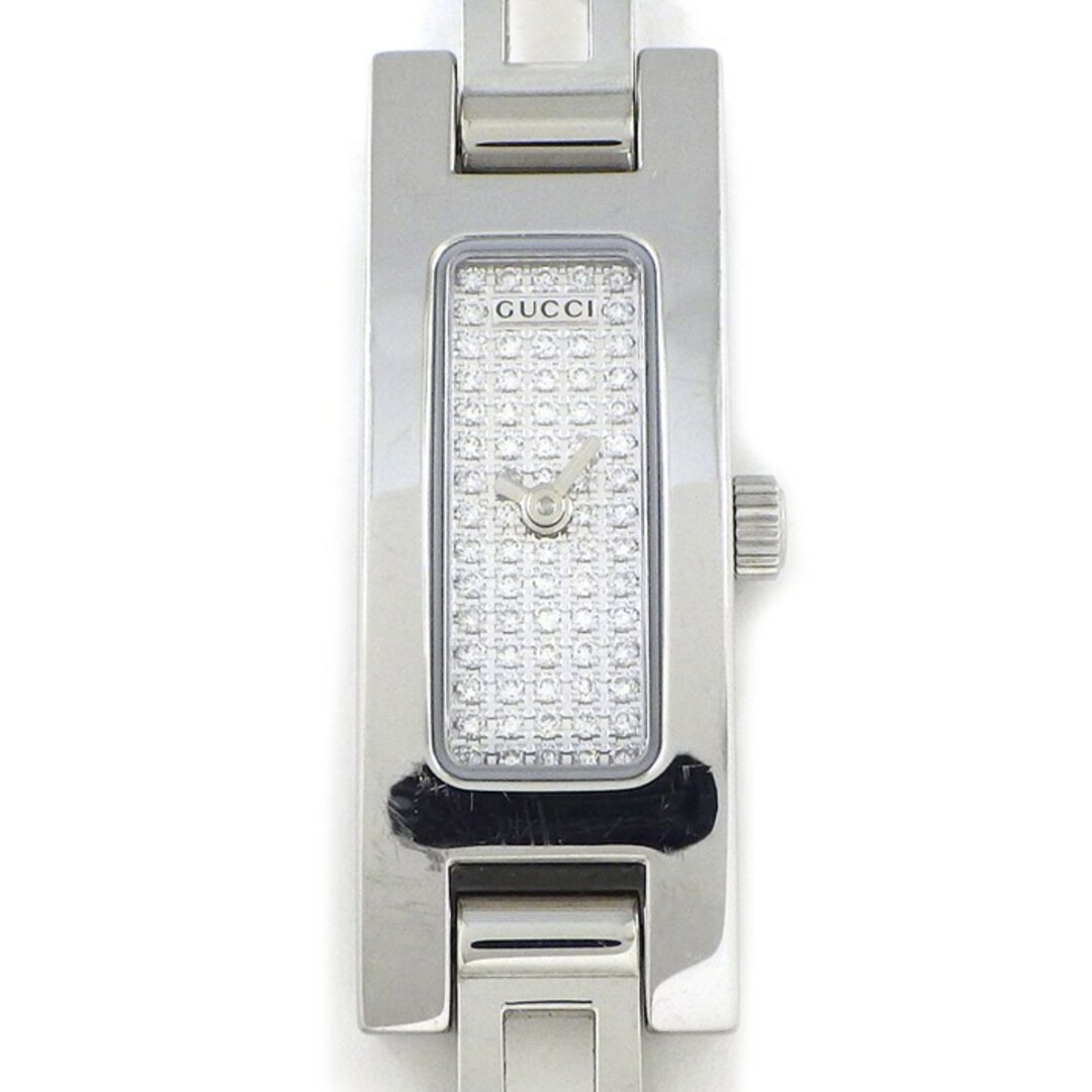 Gucci 3900L Bangle Watch Rectangular Diamond Dial… - image 1