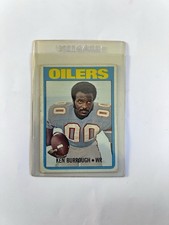 Ken Burrough Rookie #26 1972 Topps Houston Oilers Football Card NFL EX Vtg NFL. rookie card picture