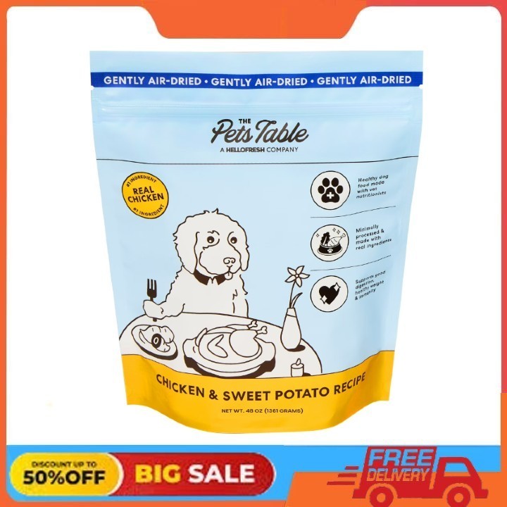 The Pets Table Chicken & Sweet Potato Air-Dried Dog Food, 3 lb
