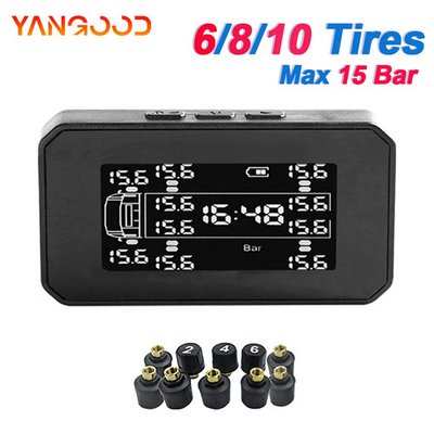 #ad Truck Tire Intelligent Pressure Tester Wheel Pressure Detector For Wheels 6 8 10 $316.27