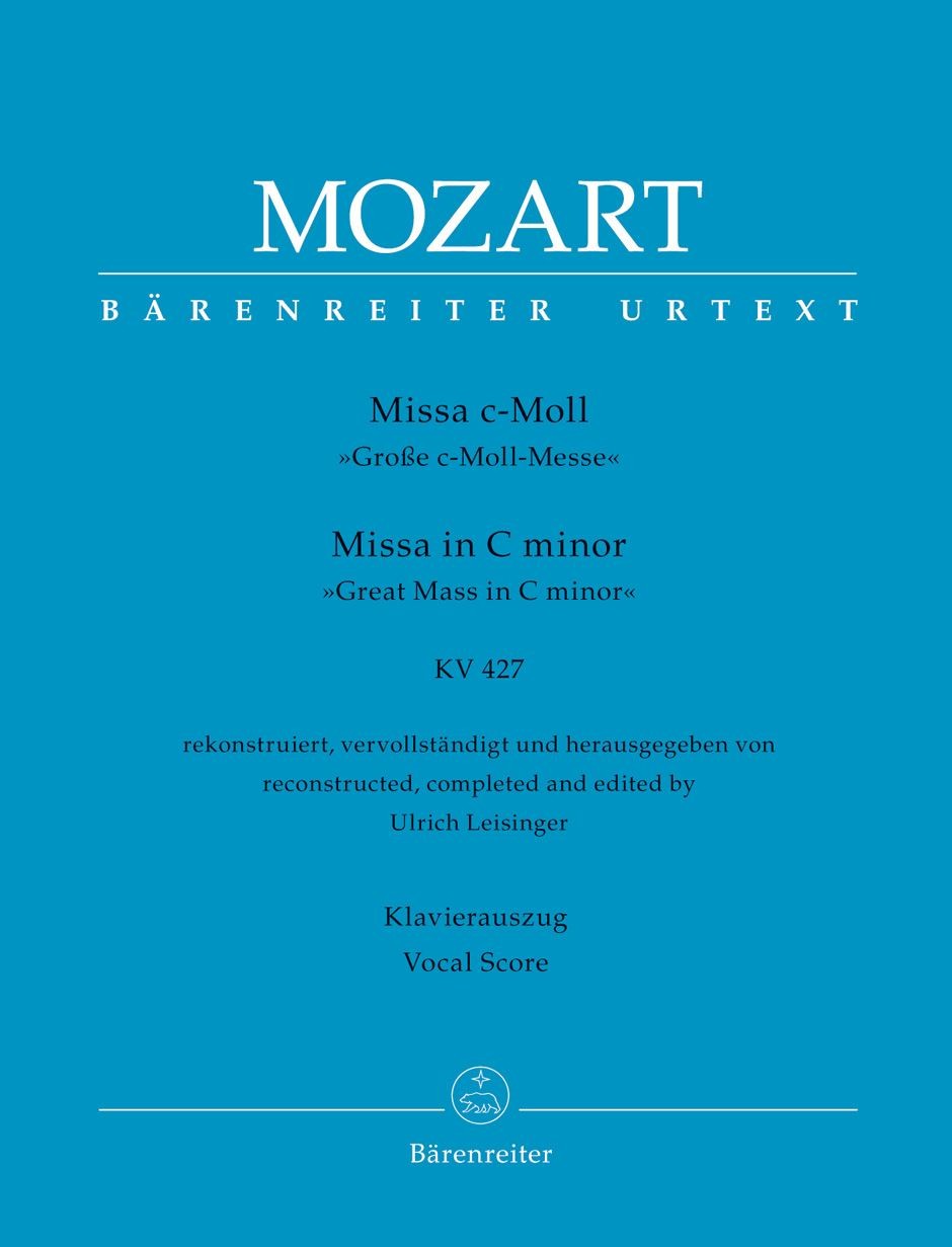 Missa in C minor (K.427) (Great Mass in C minor) (Vocal Score) Mixed Voices Choi