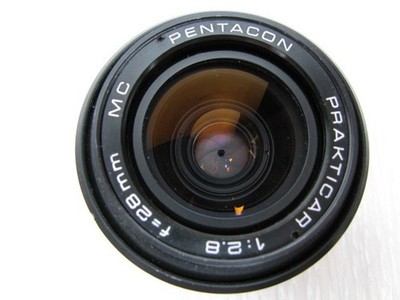 Pentacon Prakticar 28mm f/2.8 MC   Lens Praktica PB Mount     #0361