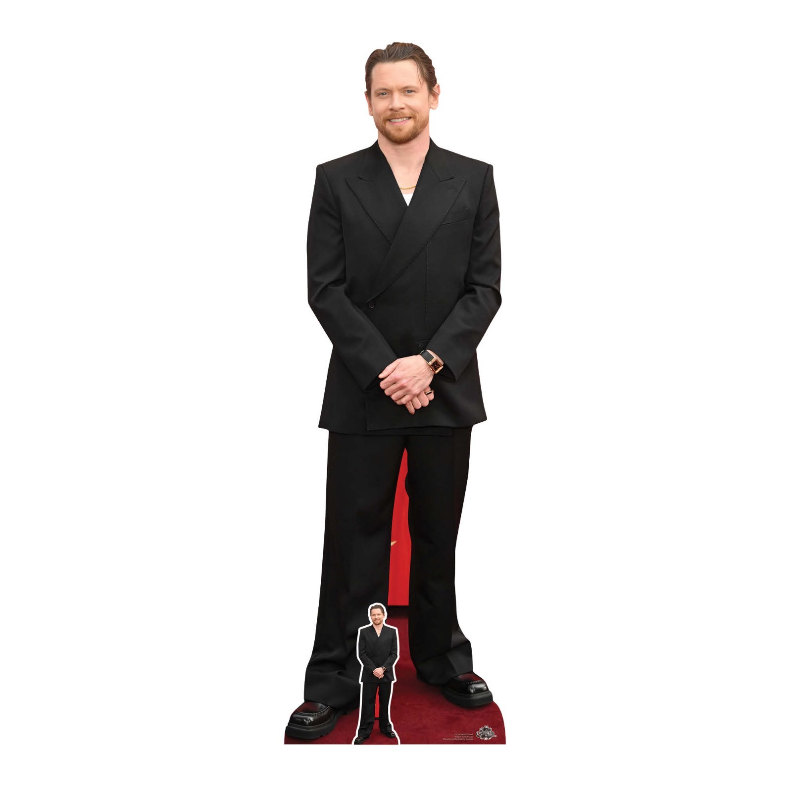 Jack O'Connell Black Suit Lifesize Cardboard Cutout with Free Mini Standee
