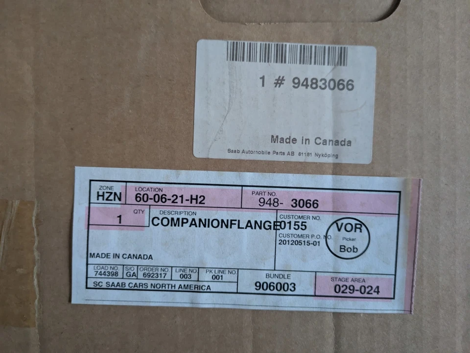 Volante de inercia SAAB 9483066 NOS genuino OEM transmisión automática 9-5 2002-2009 HACER OFERTA Foto 2 de 2