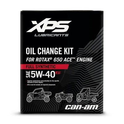 Can-Am OEM, XPS Lubricants Synthetic Oil Change Kit 5W40, ACE 650CC, 9779480