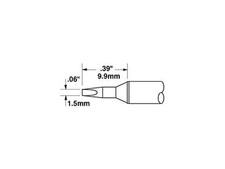 Metcal STTC-838LL Cartridge, Chisel, Large, 1.4mm 0.055 In , 30 Deg, LL