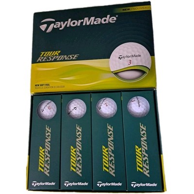 TaylorMade Tour Response Golf Balls - Pack of 12 - White 2025 New