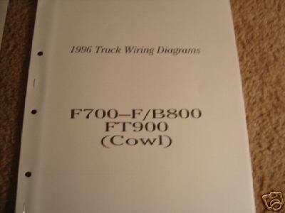 1996 Ford F700-F/B800-FT900(Cowl) Wiring Diagrams | eBay