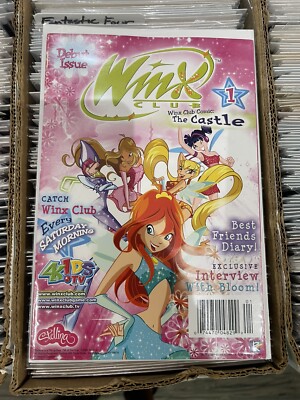 Winx Club Comic #1 Rainbow Media (2005) 4Kids Media Debut Issue w/trading card