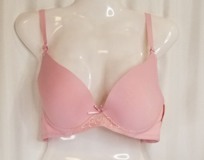 Women's Bra Soft Rose Color Underwire Slightly Padded Adjustable NEW 40C