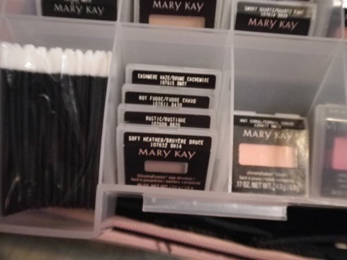 Mary Kay Consultant Bag Tote Large Black w/product 93 pieces eye lip cheek trays - Picture 11 of 21
