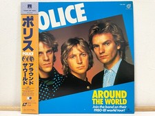 The Police - Around the World Laserdisc LD Japan K78L-5015 con Obi Rare