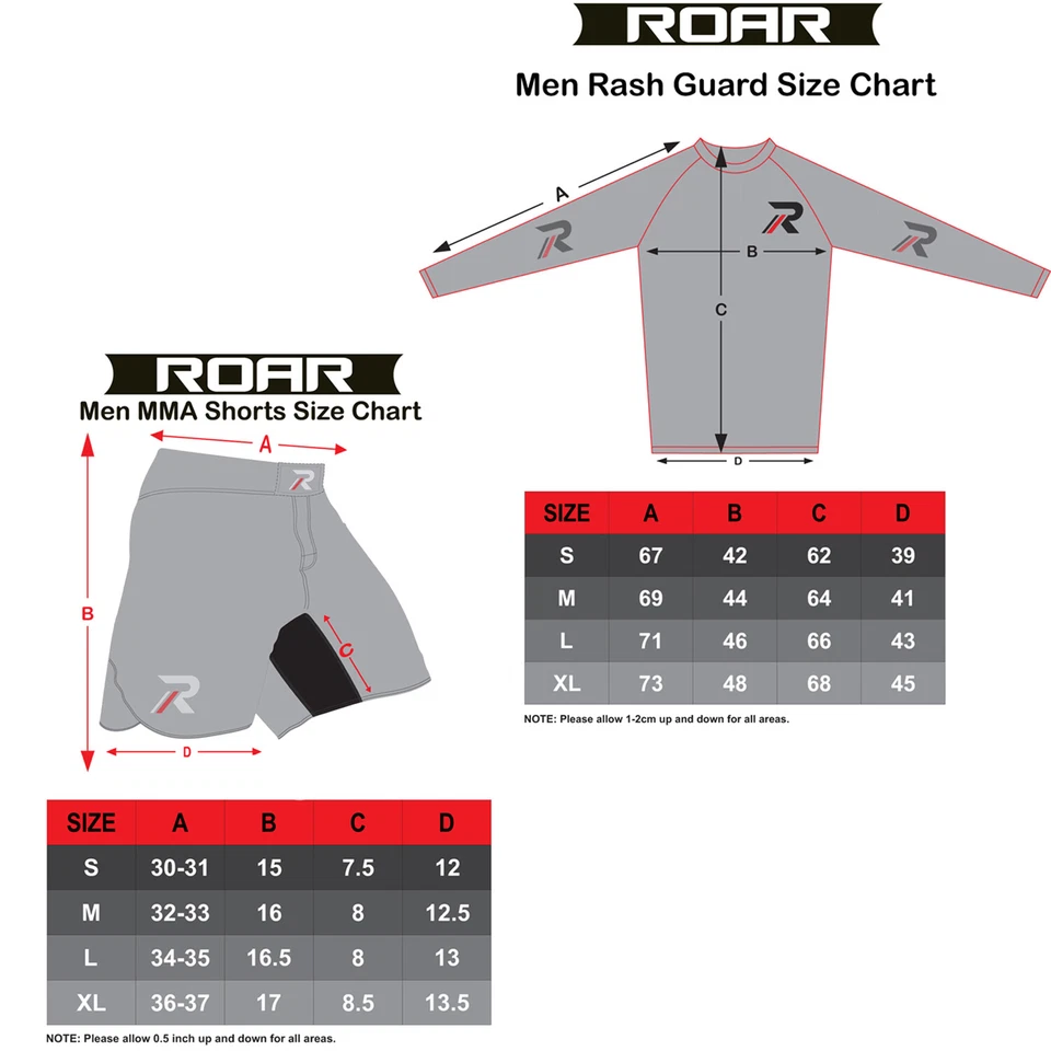 ROAR BJJ Compresión Protección contra Erupciones MMA Lucha Boxeo Pantalones Cortos Atléticos Fitness Gimnasio Foto 3 de 3
