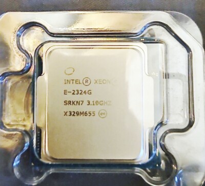 Intel Xeon E-2324G 3.10GHz 4-Core TDP-65W LGA-1200 SRKN7 CPU Processor