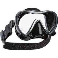 ScubaPro SYNERGY 2 TRUFIT Scuba Diving Mask - Black/Silver - Comfort Strap