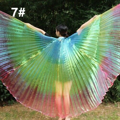 New Arrivals Cheap High quality Egyptian Women Belly Dance Costume Isis Wings - Picture 1 of 23