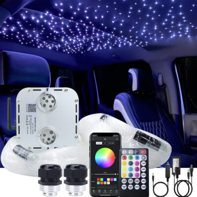 2200pc 64W Twinkle Car/Home Headliner Star Light kit Roof Ceiling Fiber Optic 4M