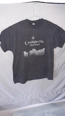 VTG Twilight city blues Band tee T Shirt XL vintage single stitch bushman 90s
