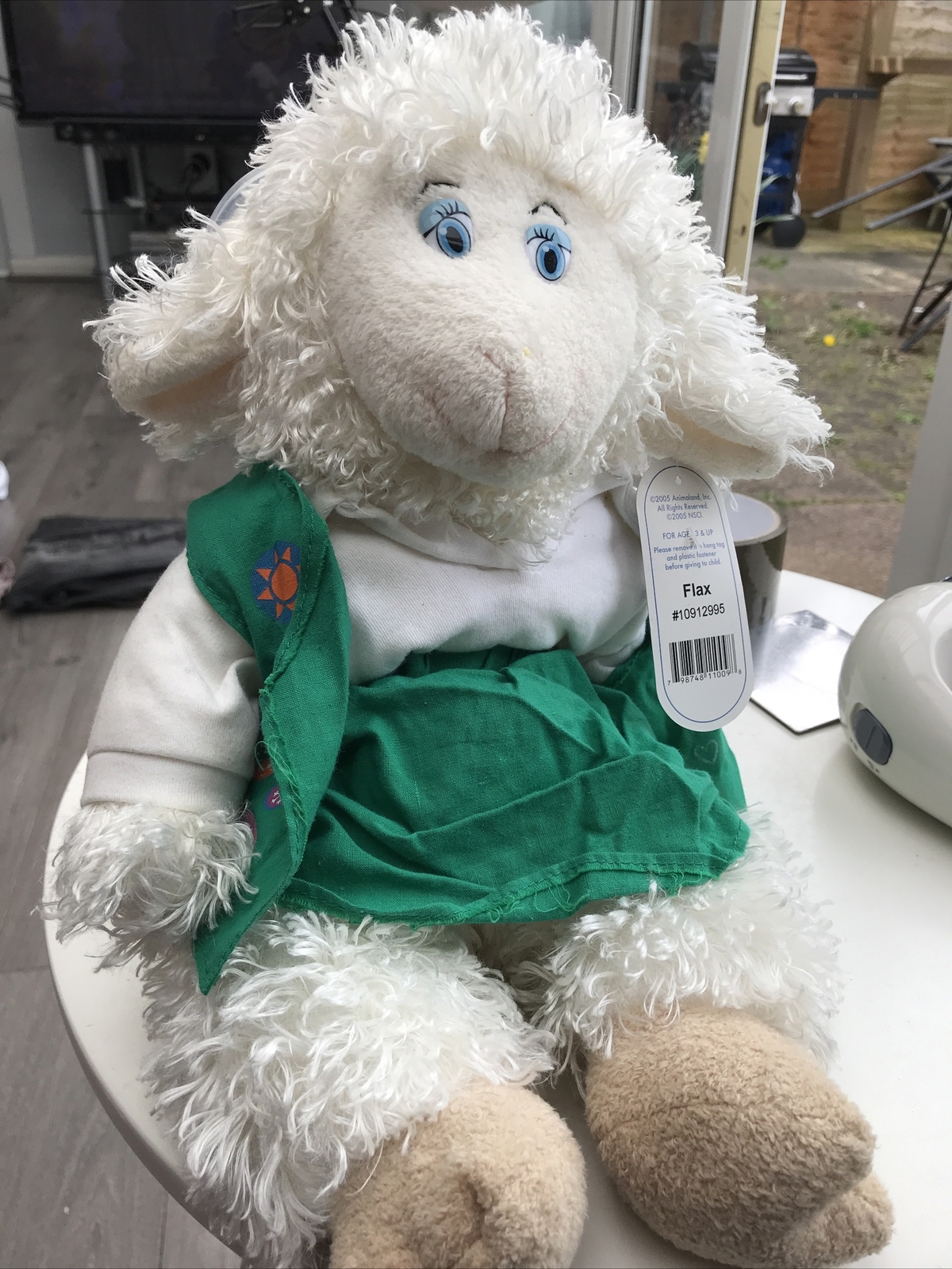 Animaland Flax Sheep Lamb 16"" plush Nanco Soft Toy 2005 Collectible Stuffed