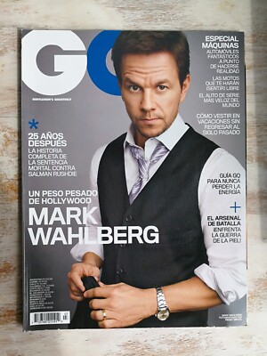GQ Magazine Latin America Spanish Español August Agosto 2014 Mark Whalberg