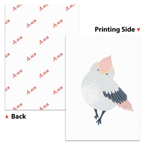 Lot 20-100 A-SUB Iron on Heat Transfer Paper for Inkjet Printer 8.5x11 11x17 - 第 13/86 張圖片