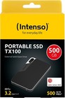 Intenso SSD externe Festplatte TX100 500 GB USB 3.2 1,8 Zoll 500GB 500 MB/s OVP