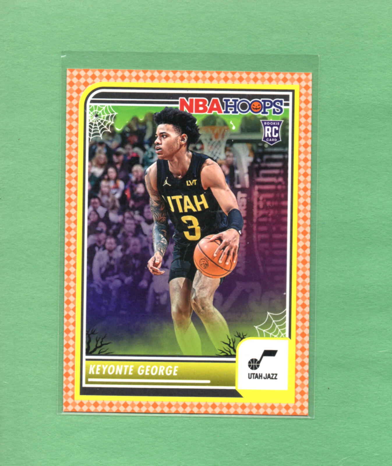 2023-24 Panini Hoops Haunted Hoops Keyonte George ROOKIE #98 Utah Jazz RC Orange