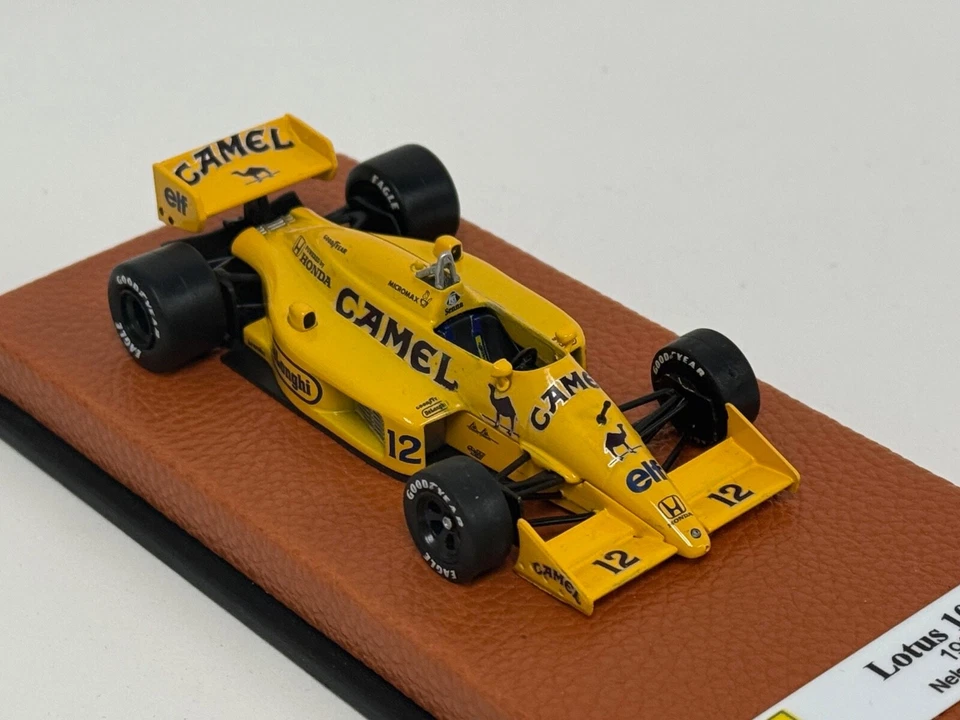 1/43 Lotus 100T de 1988 temporada F1 Nelson piquet base de cuero JPN197 ** Foto 4 de 4
