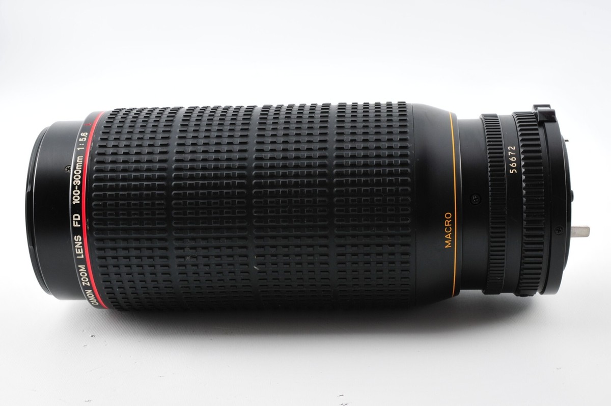 キャノン　NFD100-300mm　F5.6 New FD100-300mm f/5.6L - Canon Camera Museum