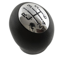 pour RENAULT MEGANE II III SCENIC 03- POMMEAU de LEVIER DE VITESSE 6-V CHROME