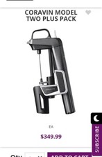 Coravin Model Two + Pack Wine Preservation Sy...