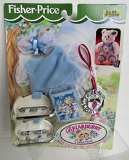 Fisher-Price Briarberry Bears ICE SKATER SET, Mint on Card, 1999
