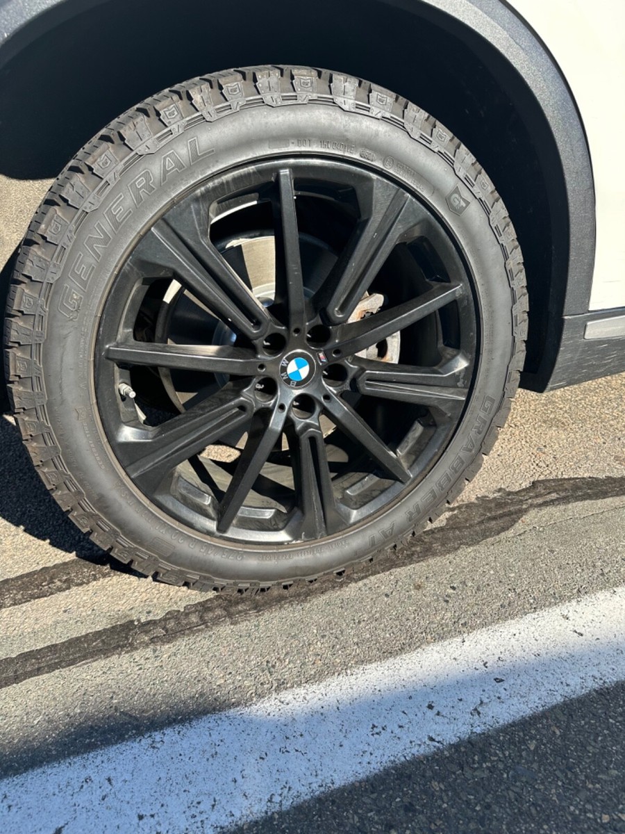 Black BMW 748M winter wheels 20