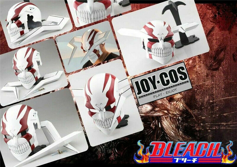 Bleach kurosaki Ichigo Tensa Bankai Face Mask Cosplay Helmet Halloween Prop  Mask