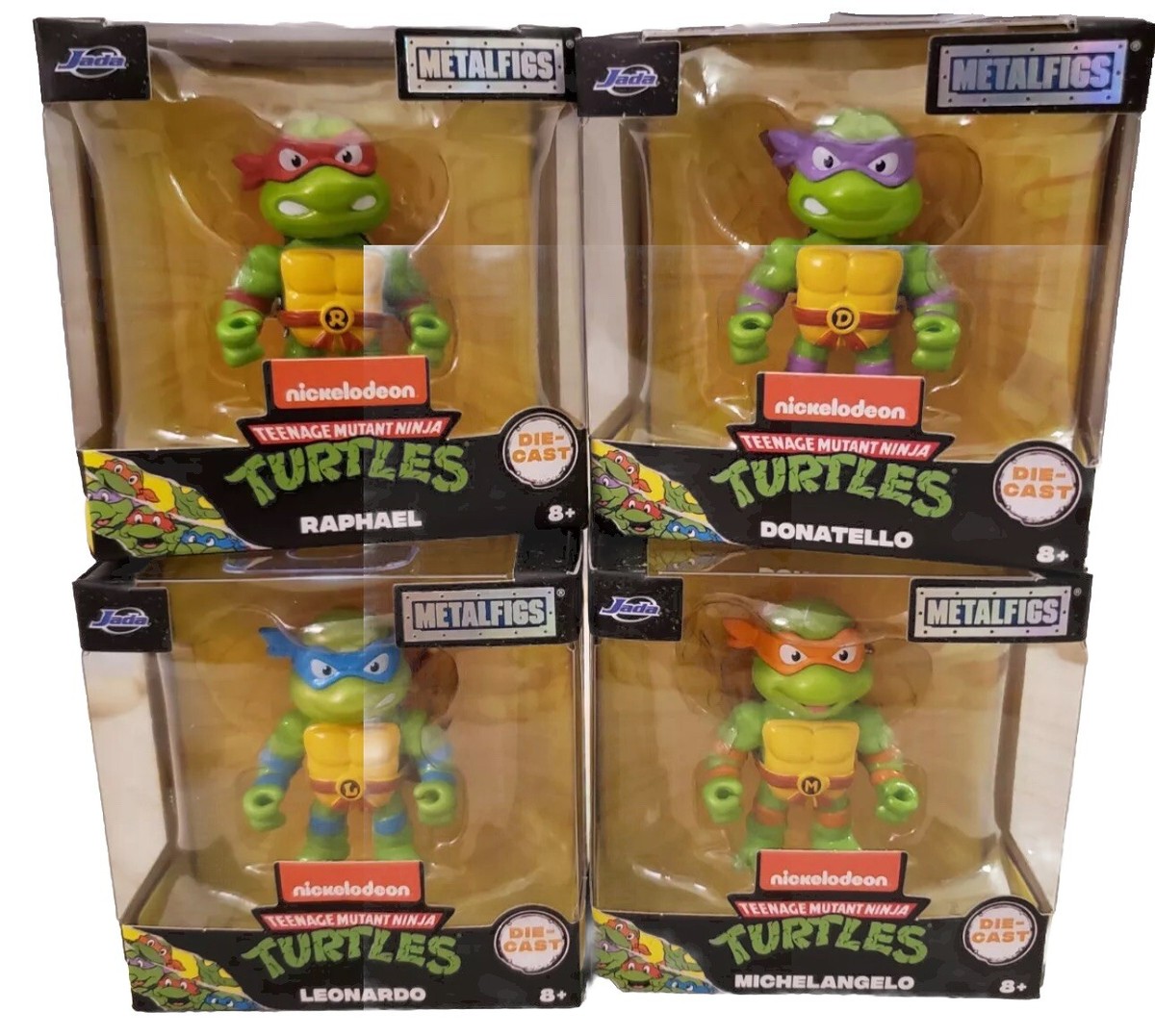 24 Teenage Mutant Ninja Turtles MetalFigs Die-Cast Complete Set of