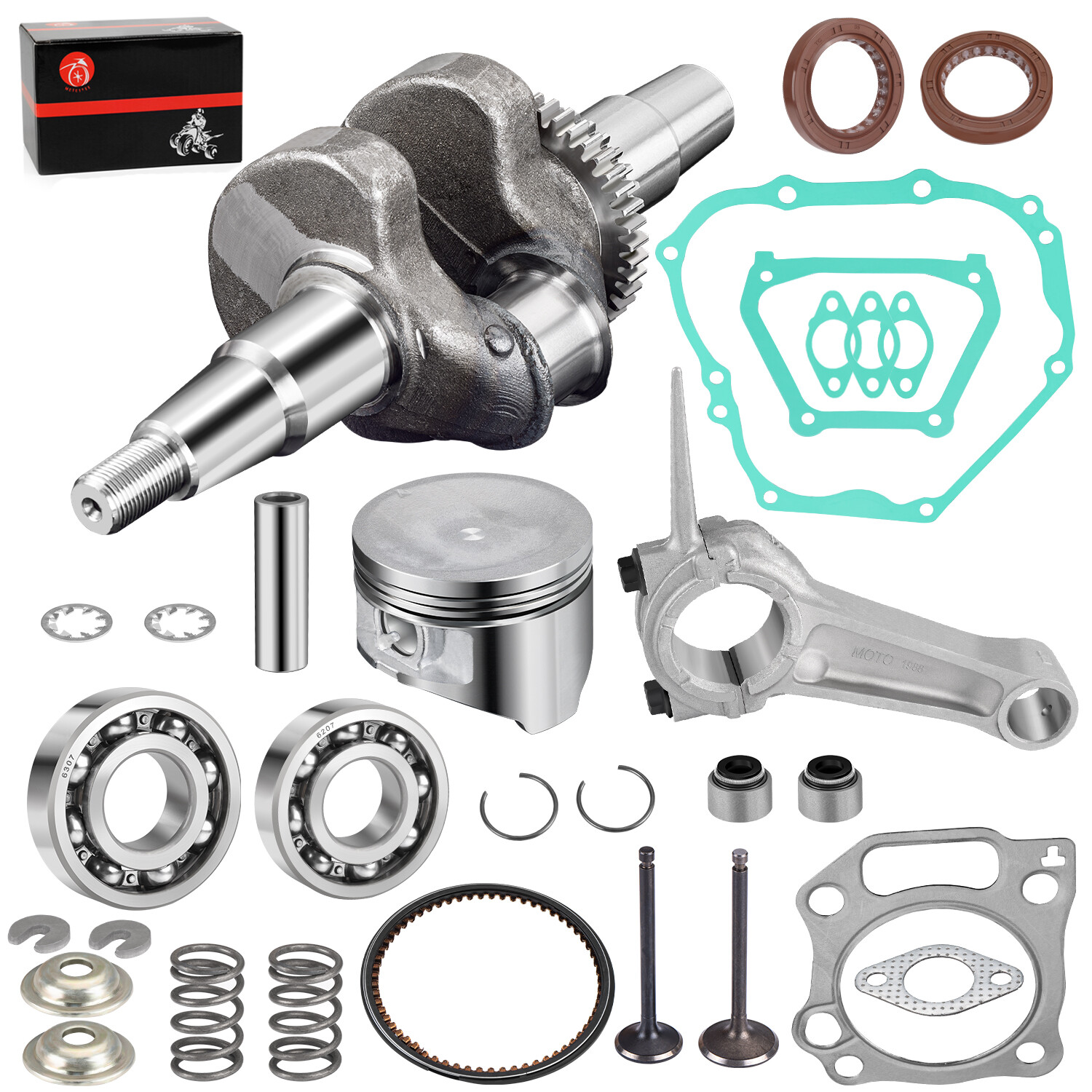 Crankshaft Connecting Rod Standard Piston Valve For Yamaha G21 G22 G27 G28 YDRA