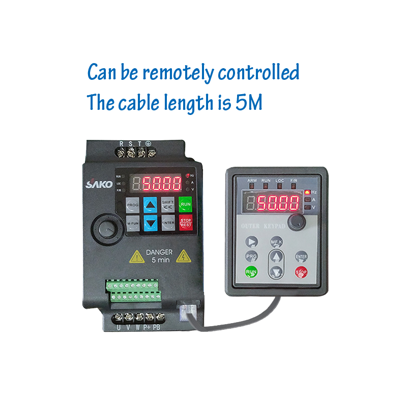 Inverter Di Frequenza Convertitore Di Frequenza 2.2KW/1.5KW VFD Ingresso Monofase 220V E Uscita Trifase 220V/azionamento A Velocità Regolabile/inverter Di Frequenza(0.75kw-1HP - Foto 4