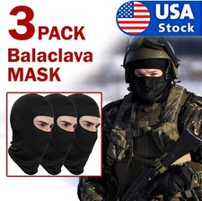 3Pack Balaclava Face Mask Summer UV Protection Motorcycle Sun Hood for Men Women