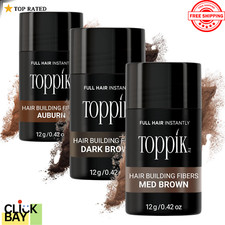 Toppik Hair Building Fibers, Medium Blonde, 12 g Fill In Fine or Thinning Hair.