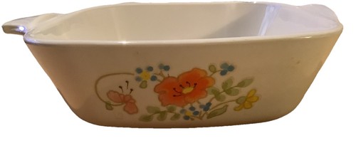 Vtg 70’s Lot 3 Corning Ware Wildflower Casserole Dishes No Lids 2 3/4 C & 1 3/4 - Picture 3 of 8