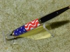 Manhattan Ballpoint Twist Pen with Gold & Chrome finish & Stars and Stripes Body — photo 5